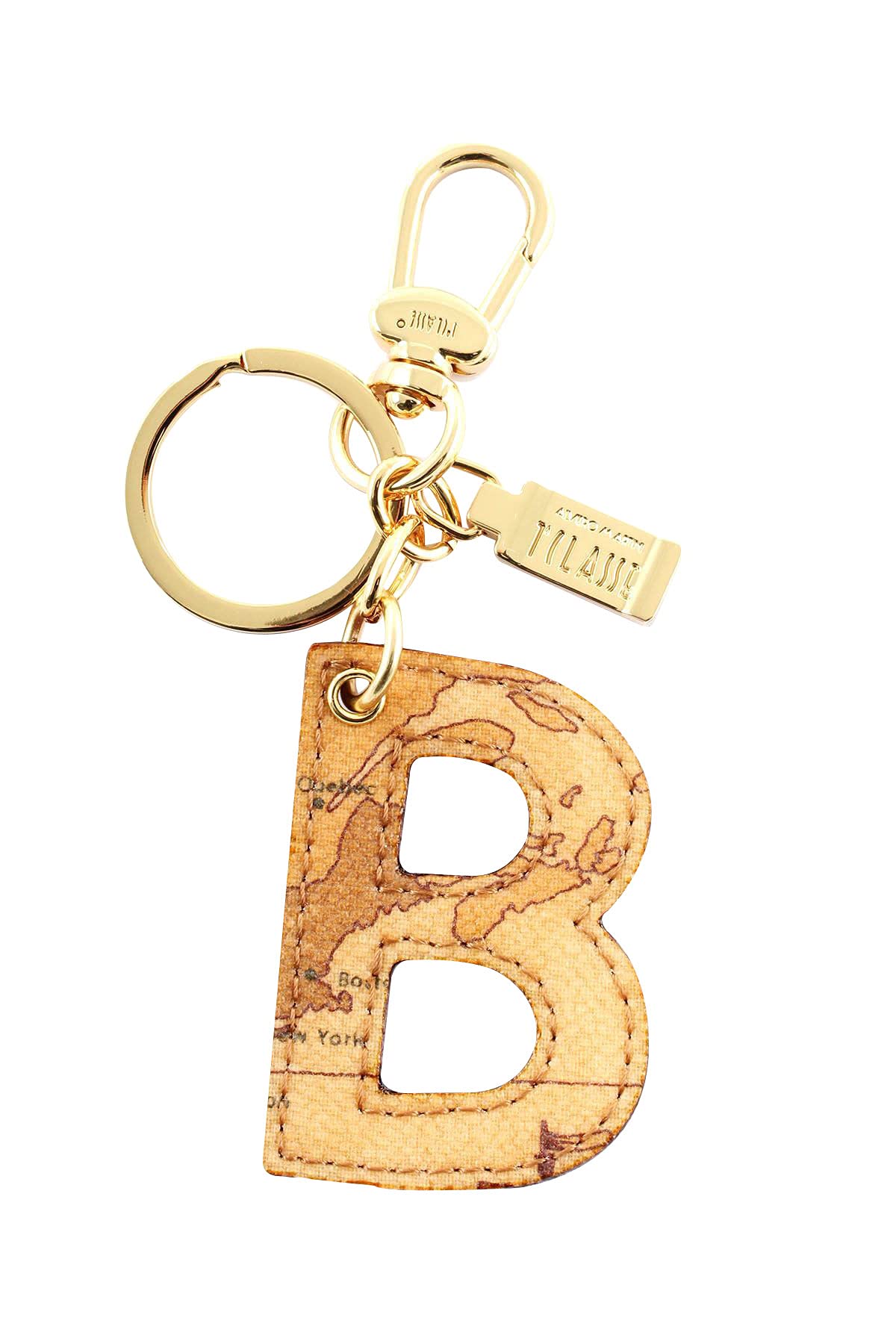 ALVIERO MARTINI - Portachiavi Charm Lettera B Naturale, Beige