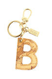 Alviero Martini - Portachiavi Charm Lettera B Naturale, Beige