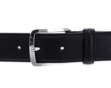 PIQUADRO - Cintura in pelle martellata Modus Nero