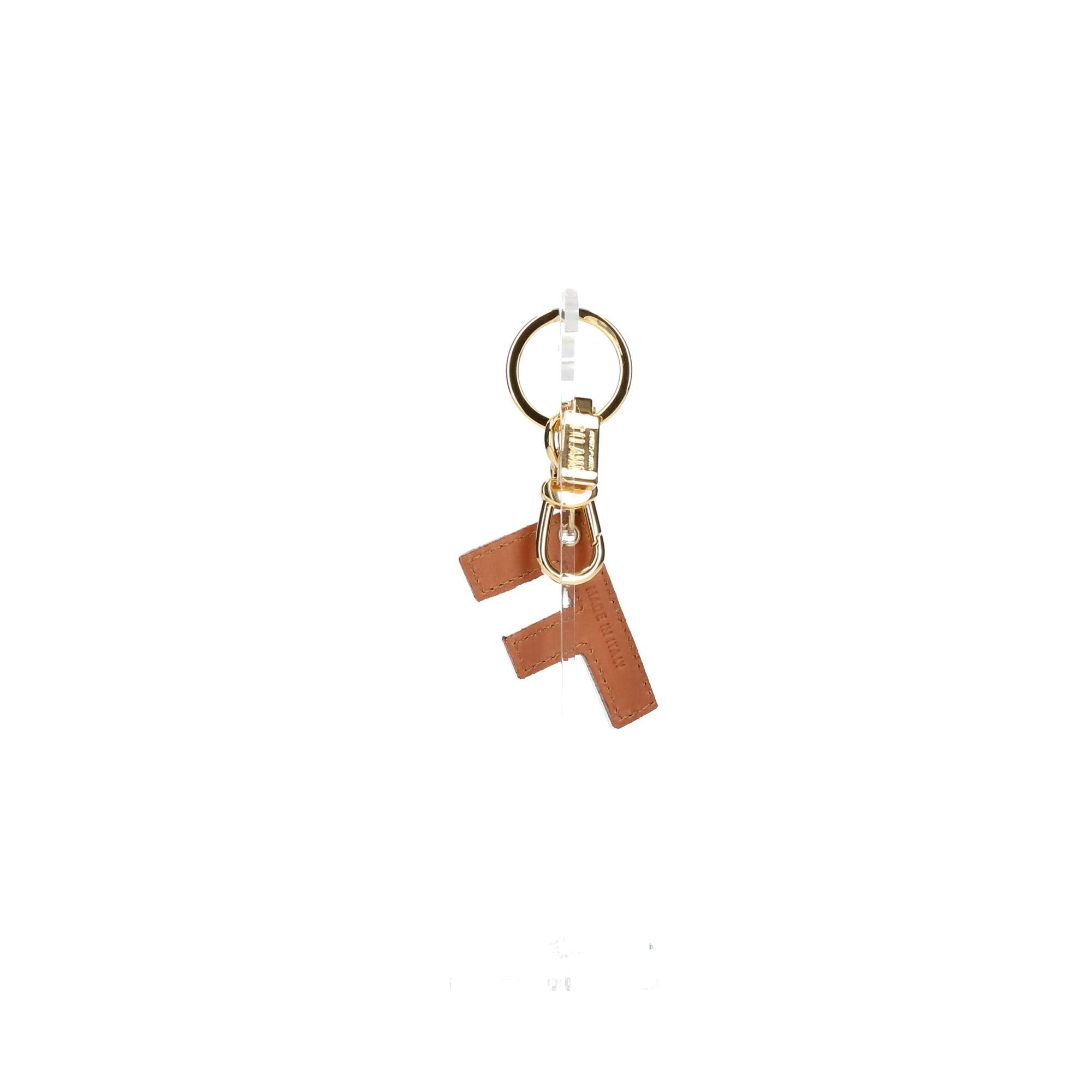 ALVIERO MARTINI 1a CLASSE - Portachiavi Charm Lettera F Naturale Beige