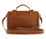 THE BRIDGE - Borsa a tracolla School Bag in pelle , Marrone