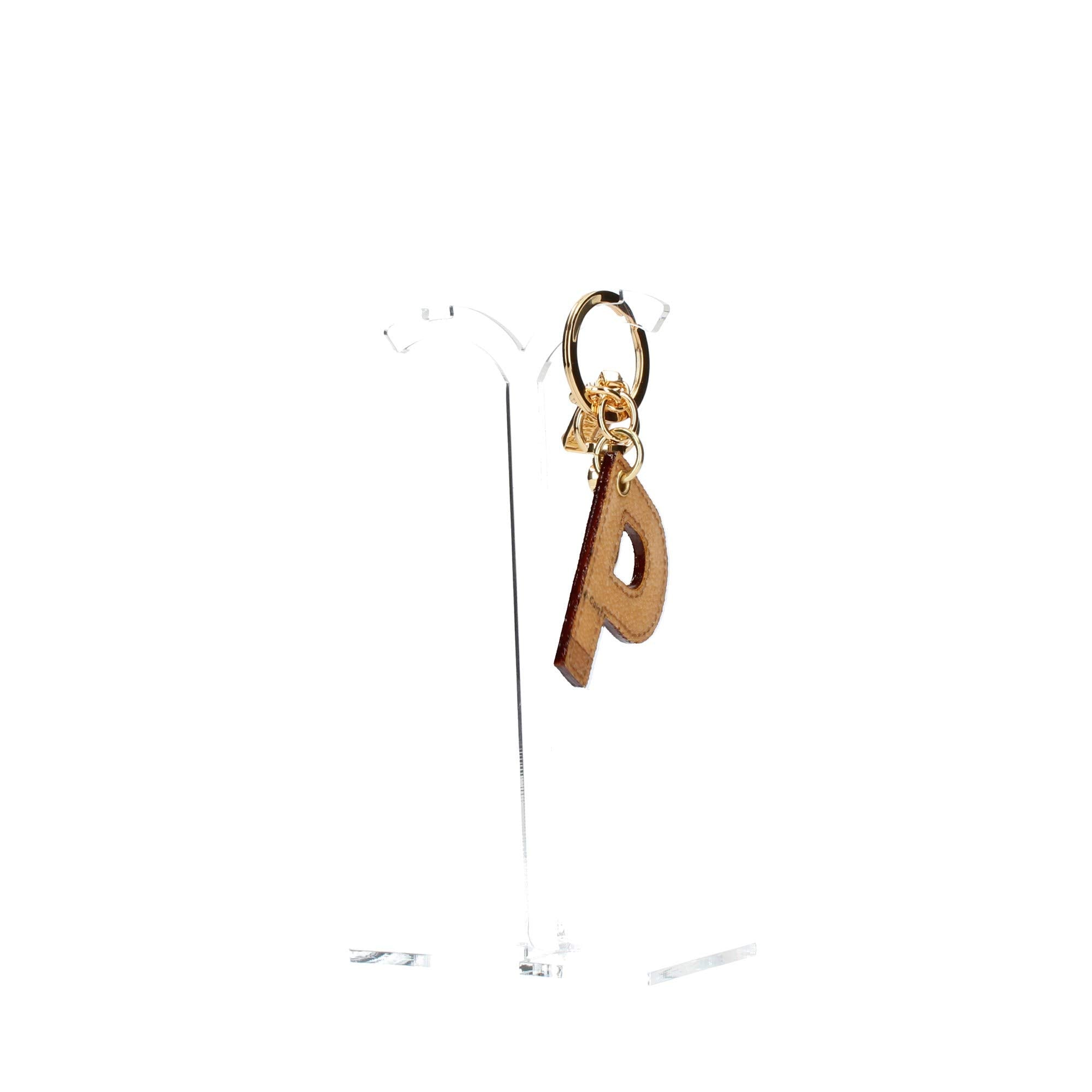 ALVIERO MARTINI 1a CLASSE - Portachiavi Charm Lettera P Naturale Beige