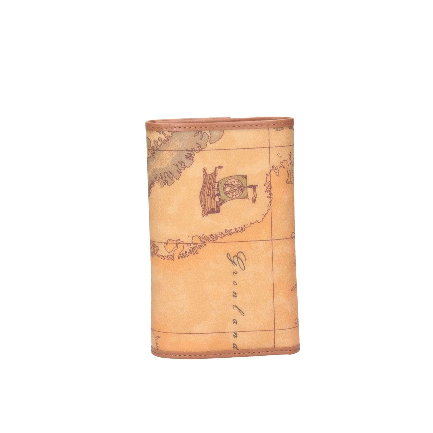 ALVIERO MARTINI 1a CLASSE - Portafoglio medio con bottone Geo Classic W022 Beige