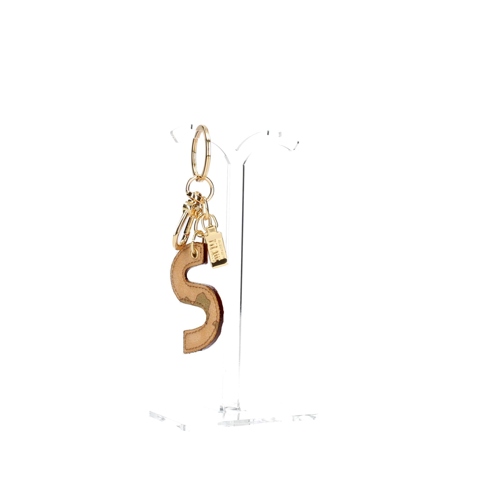 ALVIERO MARTINI 1a CLASSE - Portachiavi Charm Lettera S Naturale Beige