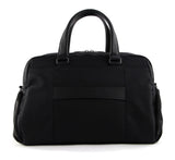 PIQUADRO - Borsone in tessuto e pelle Brief2 Nero