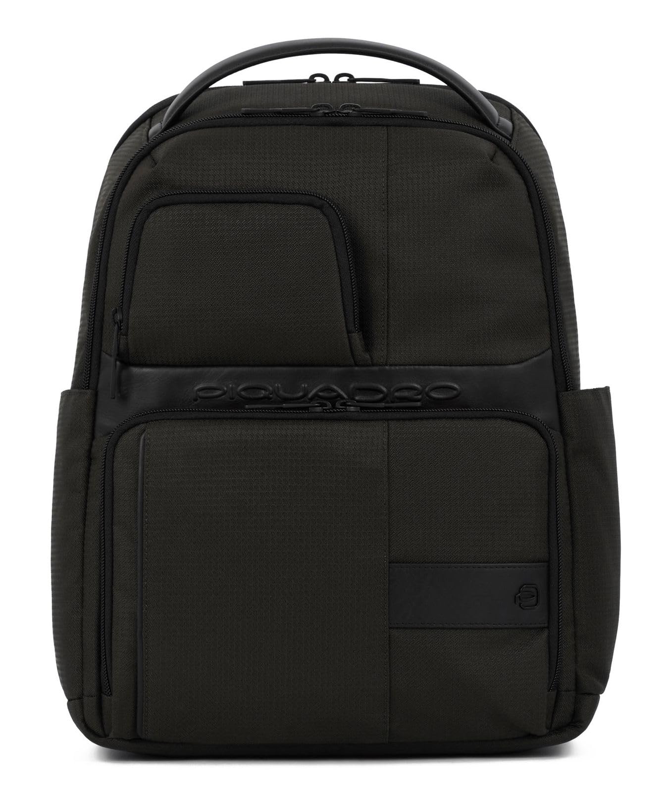 PIQUADRO - Zaino porta pc 14 '' in tessuto, Nero