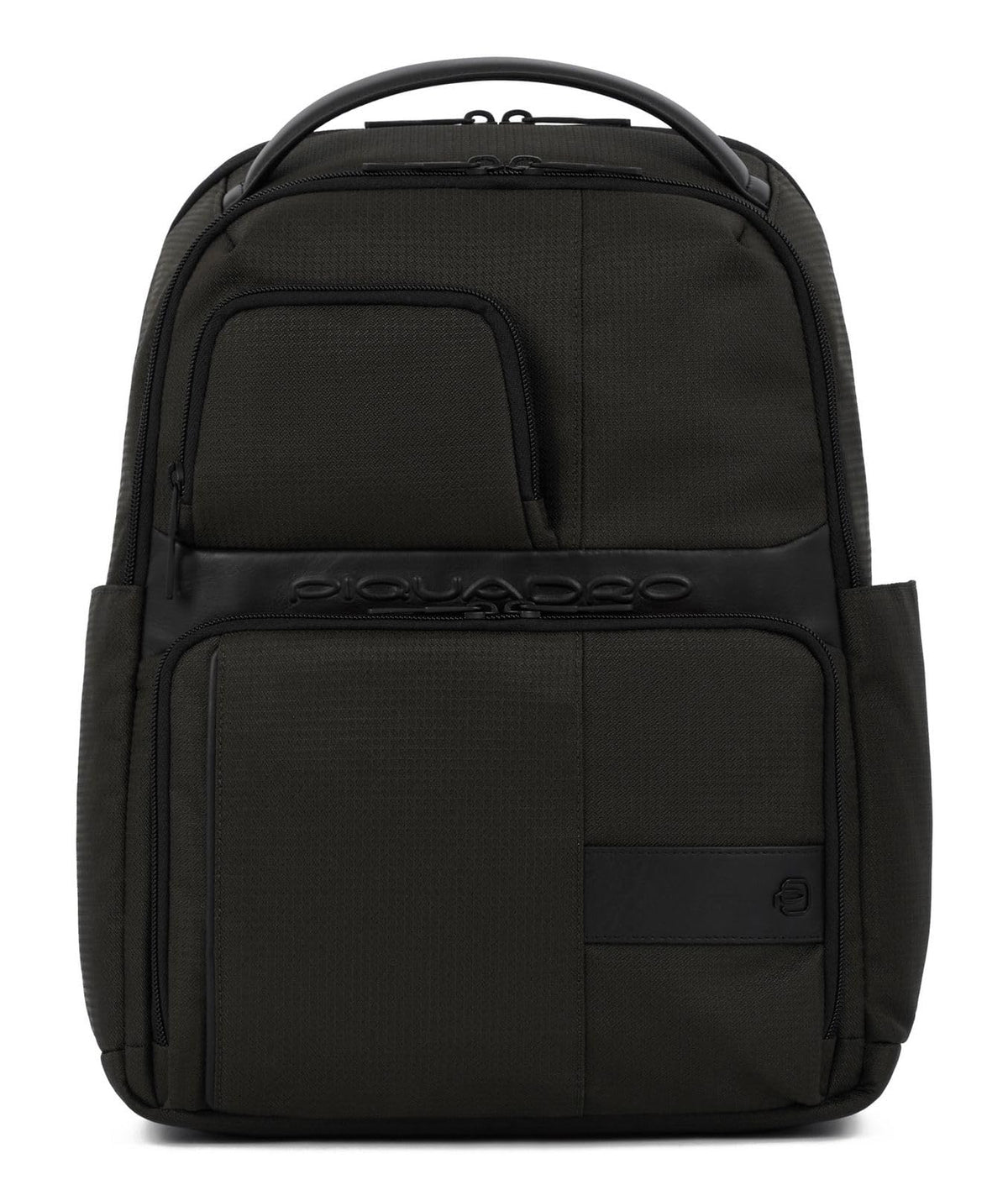 PIQUADRO - Zaino porta pc 14 '' in tessuto, Nero