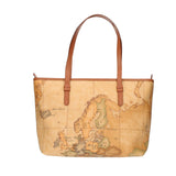 ALVIERO MARTINI - Borsa shopper media Geo Classic D006, Beige
