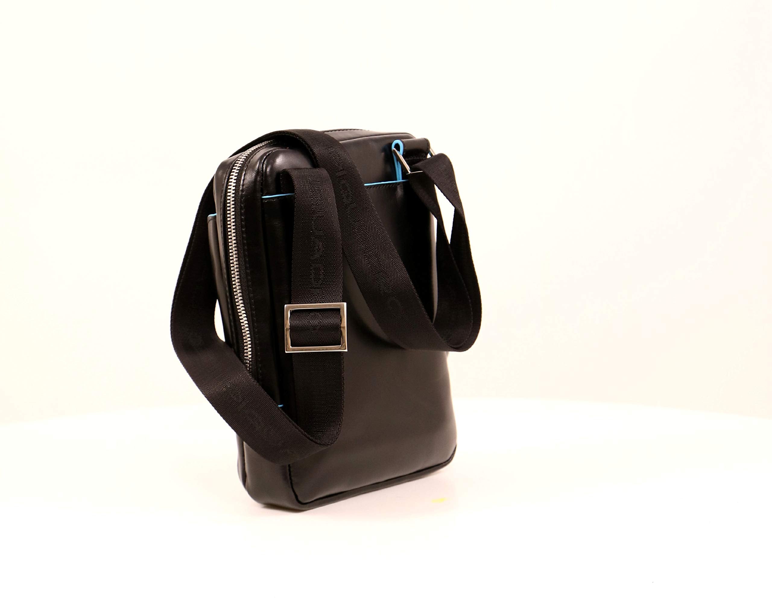 PIQUADRO - Borsello organizzato porta iPad Mini Blue Square Nero