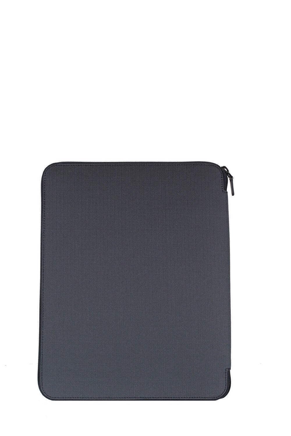 PIQUADRO - Portablocco Formato A4 in Tessuto e Pelle P16, Blu