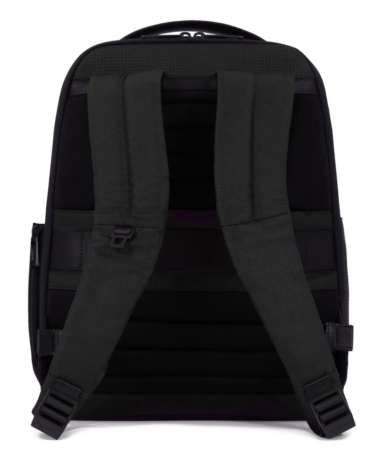 PIQUADRO - Zaino porta pc 14 '' in tessuto, Nero