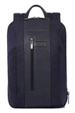 PIQUADRO - Zaino medio sottile linea Brief2, Blu