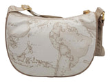 Geo Soft tracolla a mezzaluna piccola, Bianca