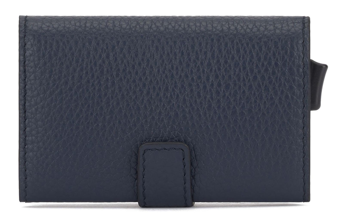 PIQUADRO - Wallet con bottone Modus, Blu