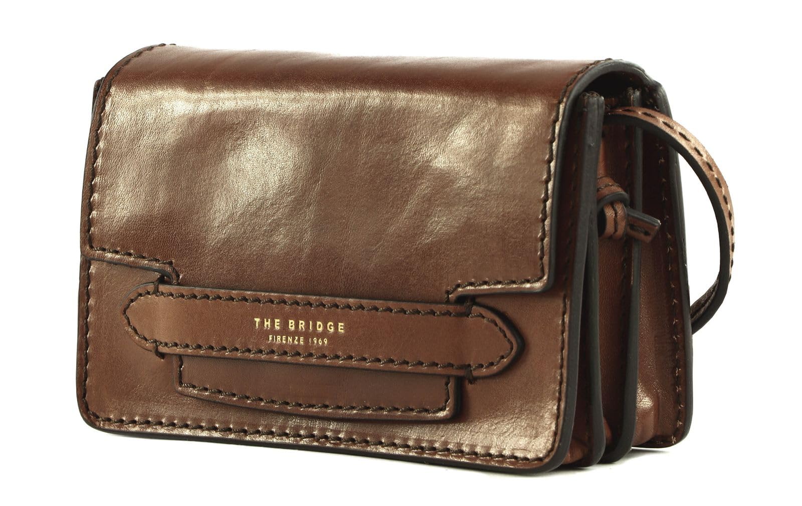 THE BRIDGE - Borsa piccola a tracolla Lucrezia, Marrone