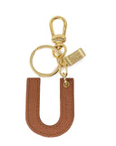 ALVIERO MARTINI 1a CLASSE - Portachiavi Charm Lettera U Naturale Beige