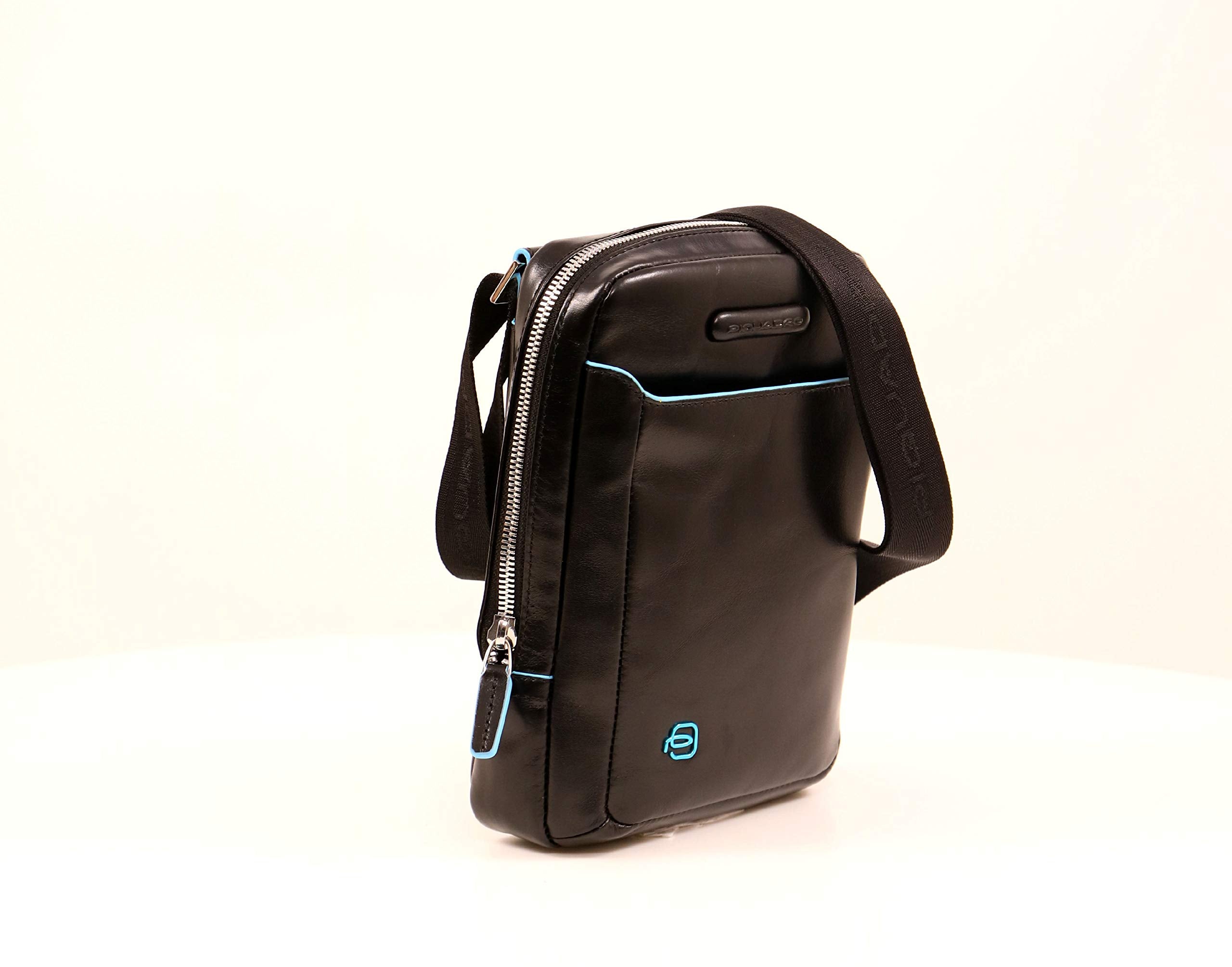 PIQUADRO - Borsello organizzato porta iPad Mini Blue Square Nero