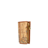 ALVIERO MARTINI 1a CLASSE - Portafoglio piccolo con bottone Geo Classic W019 Beige