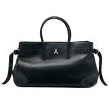 Borsa New Business grande in pelle, Nero