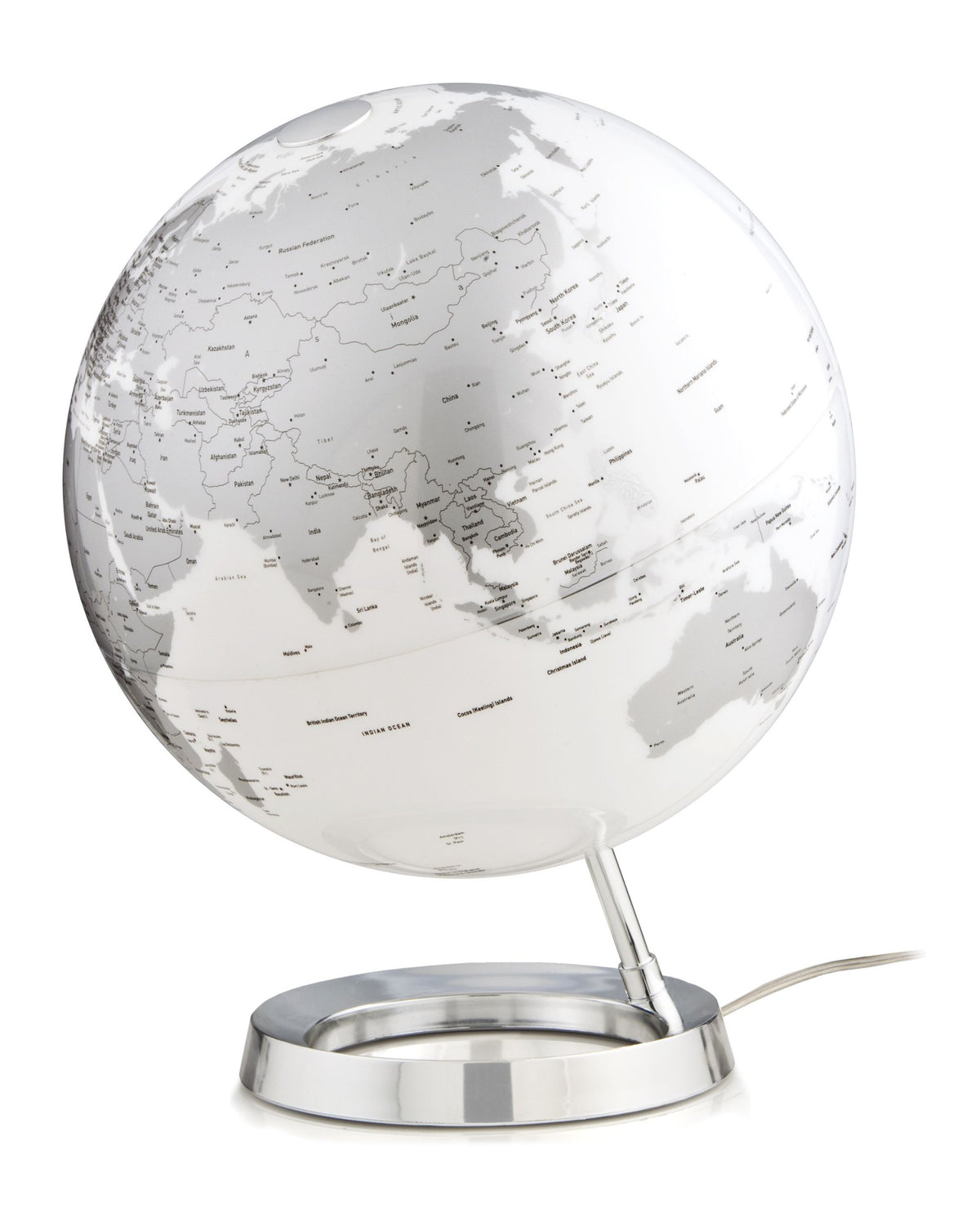 TECNODIDATTICA - Lampada Mappamondo Atmosphere Chrome