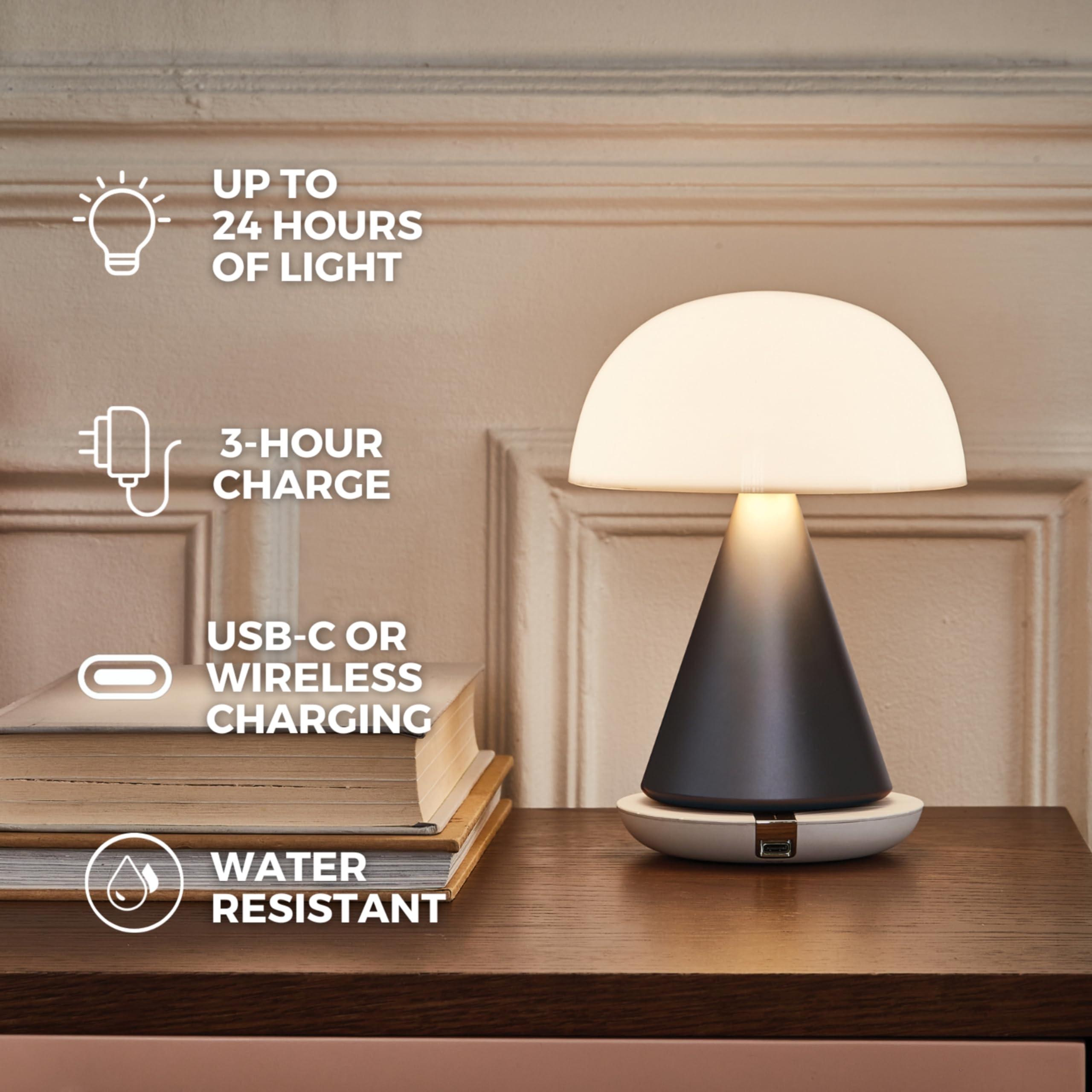 Lexon - Lampada led MINA L Blu