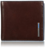 PIQUADRO - Portafoglio con molla portabanconote , Mogano