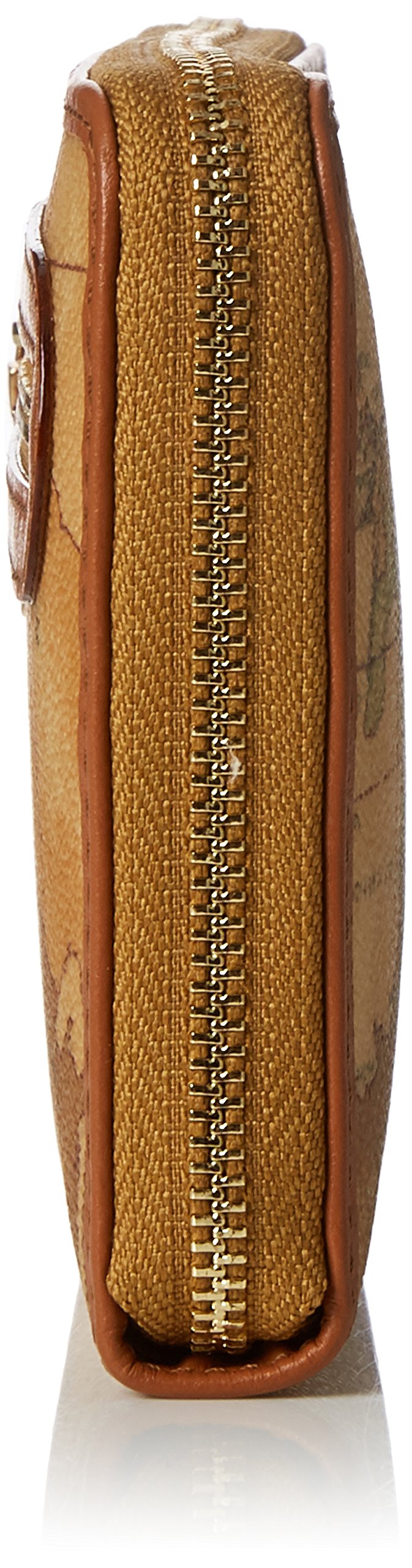ALVIERO MARTINI - Portafoglio zip around con tasca frontale Geo Classic W028, Beige