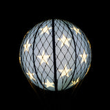 AUTHENTIC MODELS - Mongolfiera grande Led Royal Aero Stelle Bianche e Blu