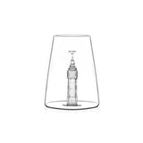 Alaskan Maker - Bicchiere Iconic Monuments Big Ben, Trasparente