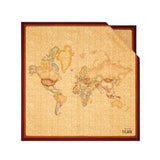 Foulard in seta Geo Classic 70x70, Burgundy