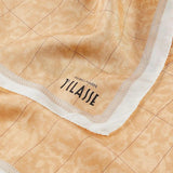 Foulard in seta Geo Classic 90x90, Avorio
