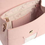 Alviero Martini - Bloom City borsa a mano con patta Rosa Cameo