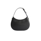 Moonlight Bag sottospalla a mezzaluna con strass, Nera