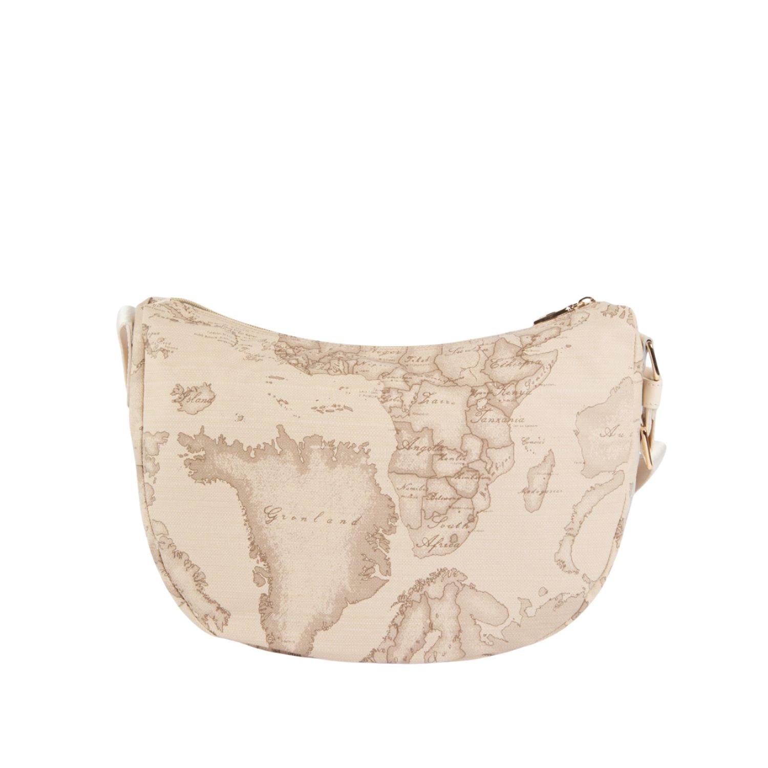 Alviero Martini - Soft Petals tracolla media Geo Safari, Naturale