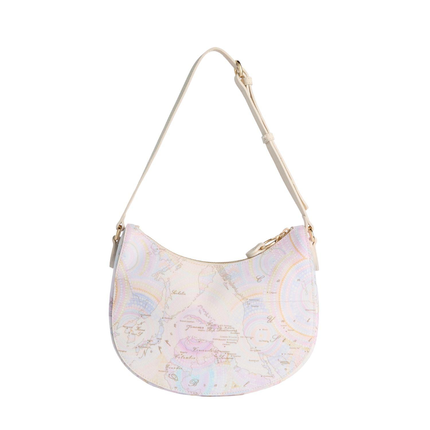 Alviero Martini - Geo Dots Art borsa sottospalla, Multicolor