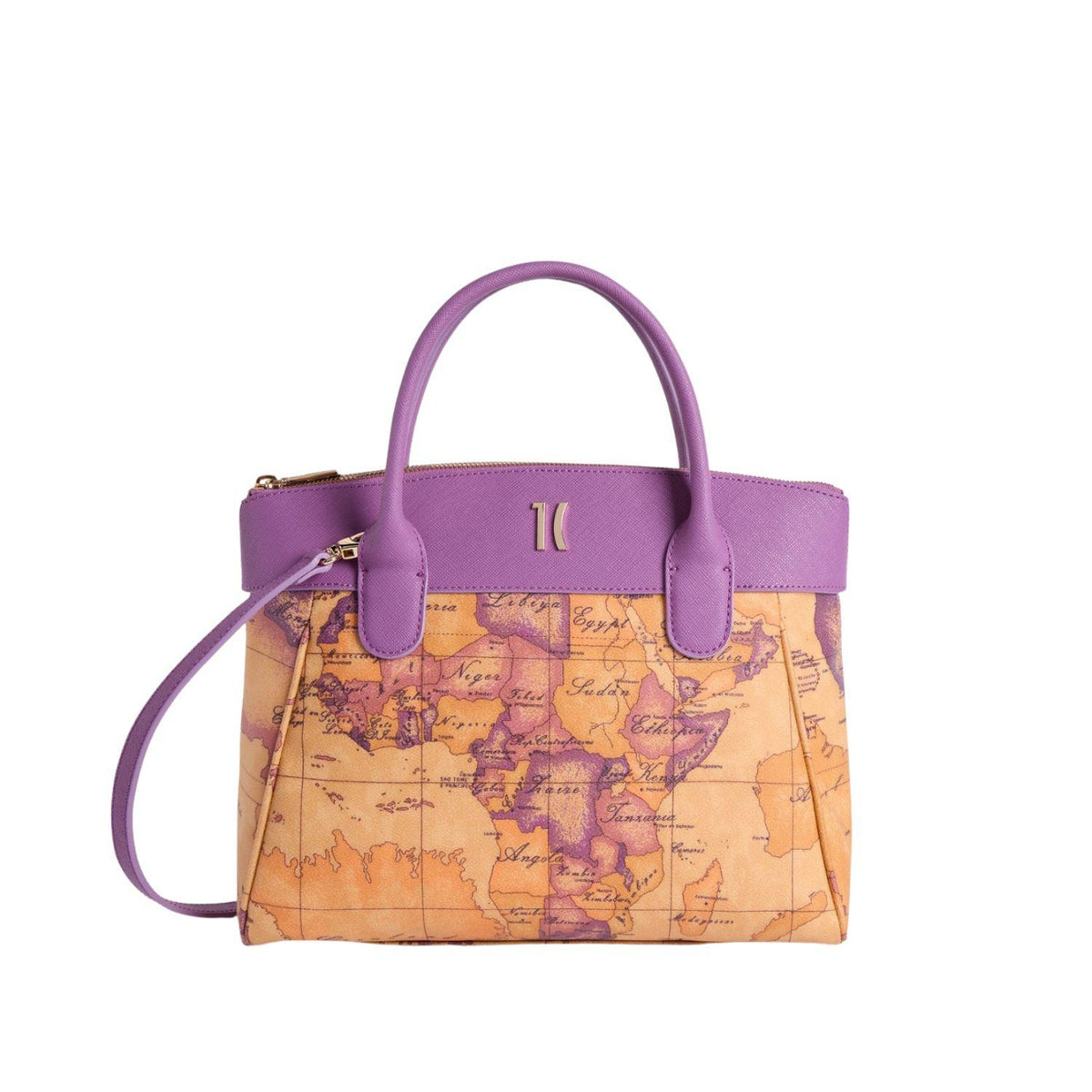 Alviero Martini - Geo Bougainville borsa a mano Viola Bougainville, Viola