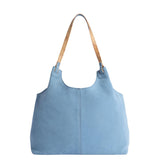 Alviero Martini - Tribal Leather borsa sottospalla, Blu cielo