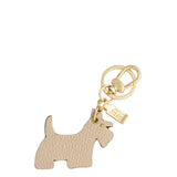 Alviero Martini - Portachiavi Scottish Terrier in pelle, Taupe