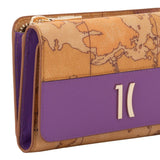 Alviero Martini - Geo Bougainville portafoglio bifolder medio, Viola Bougainville