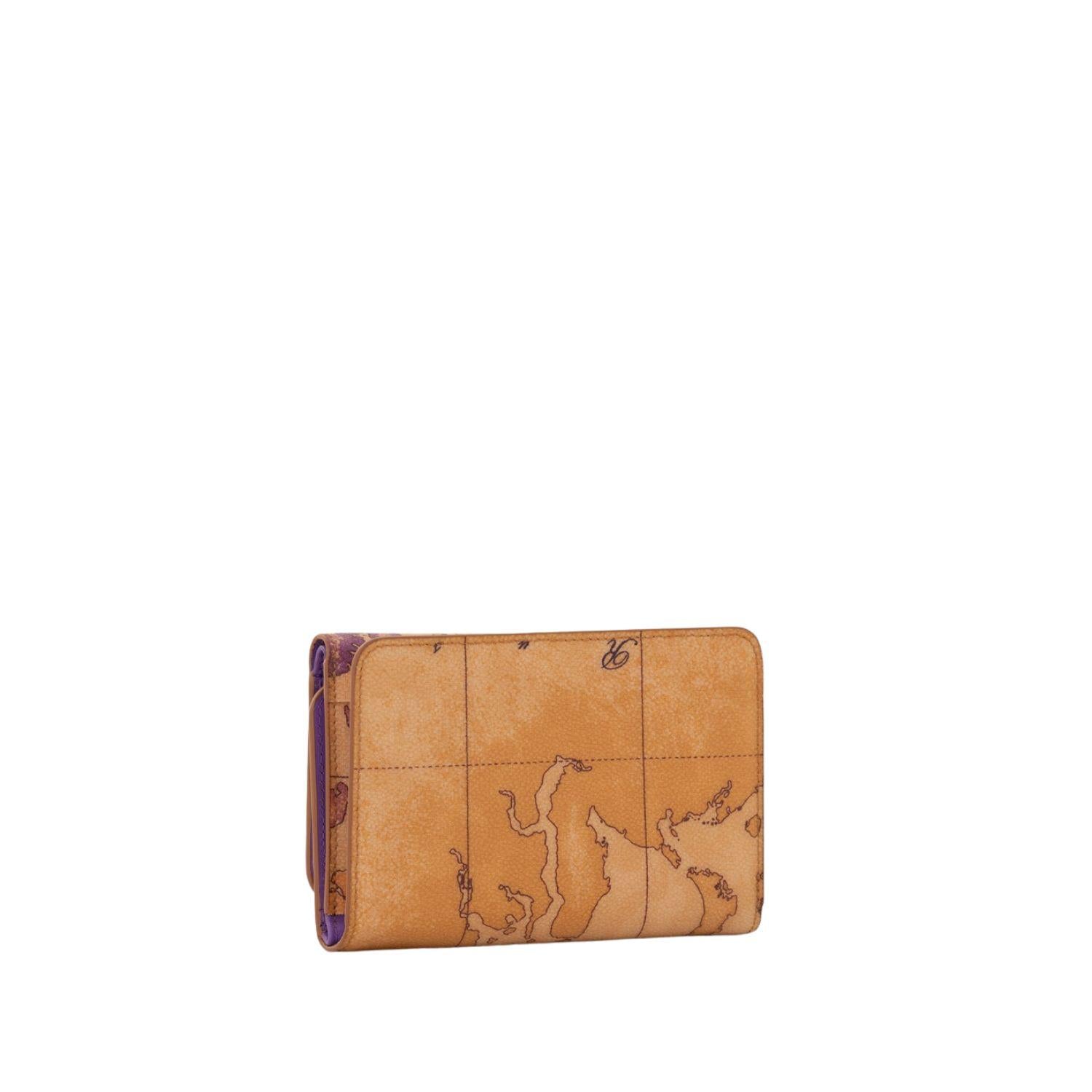 Alviero Martini - Geo Bougainville portafoglio bifolder medio, Viola Bougainville