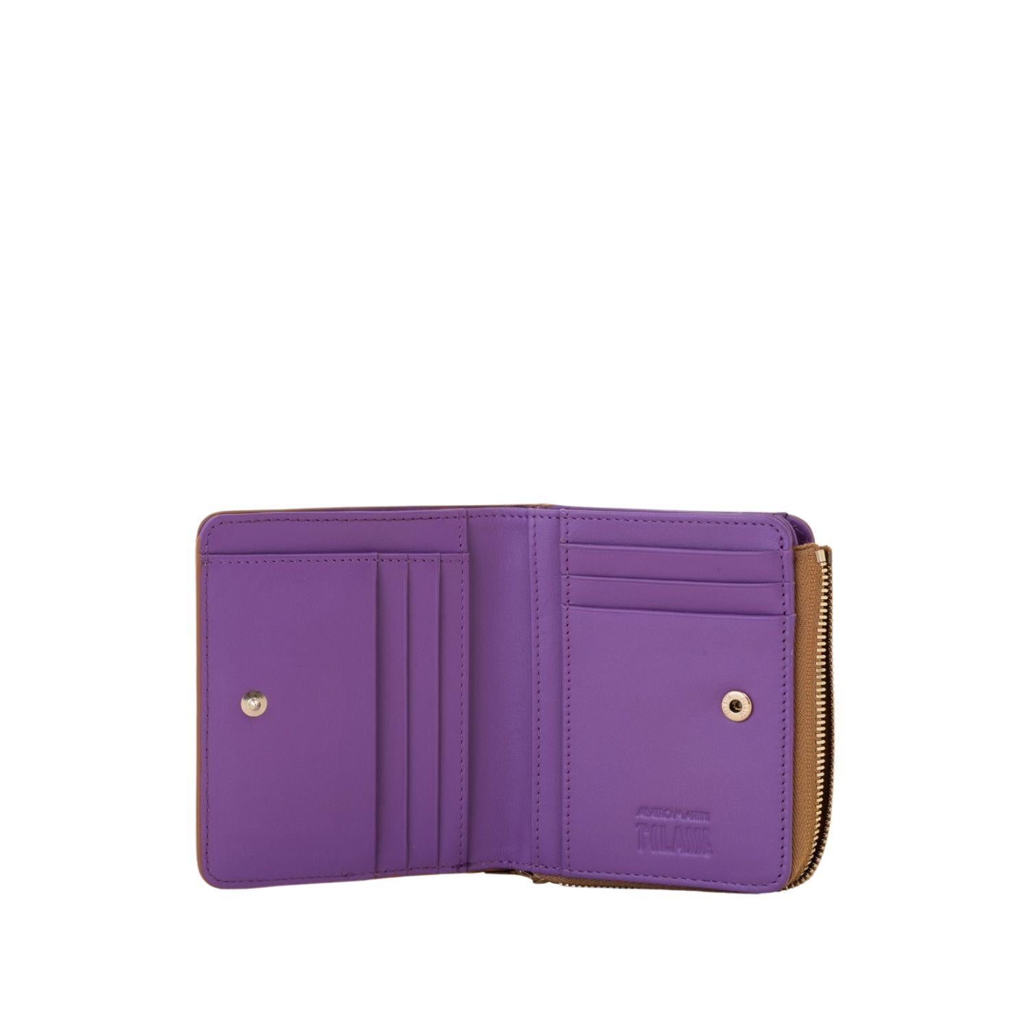 Alviero Martini - Geo Bougainville portafoglio zipfold piccolo Viola Bougainville