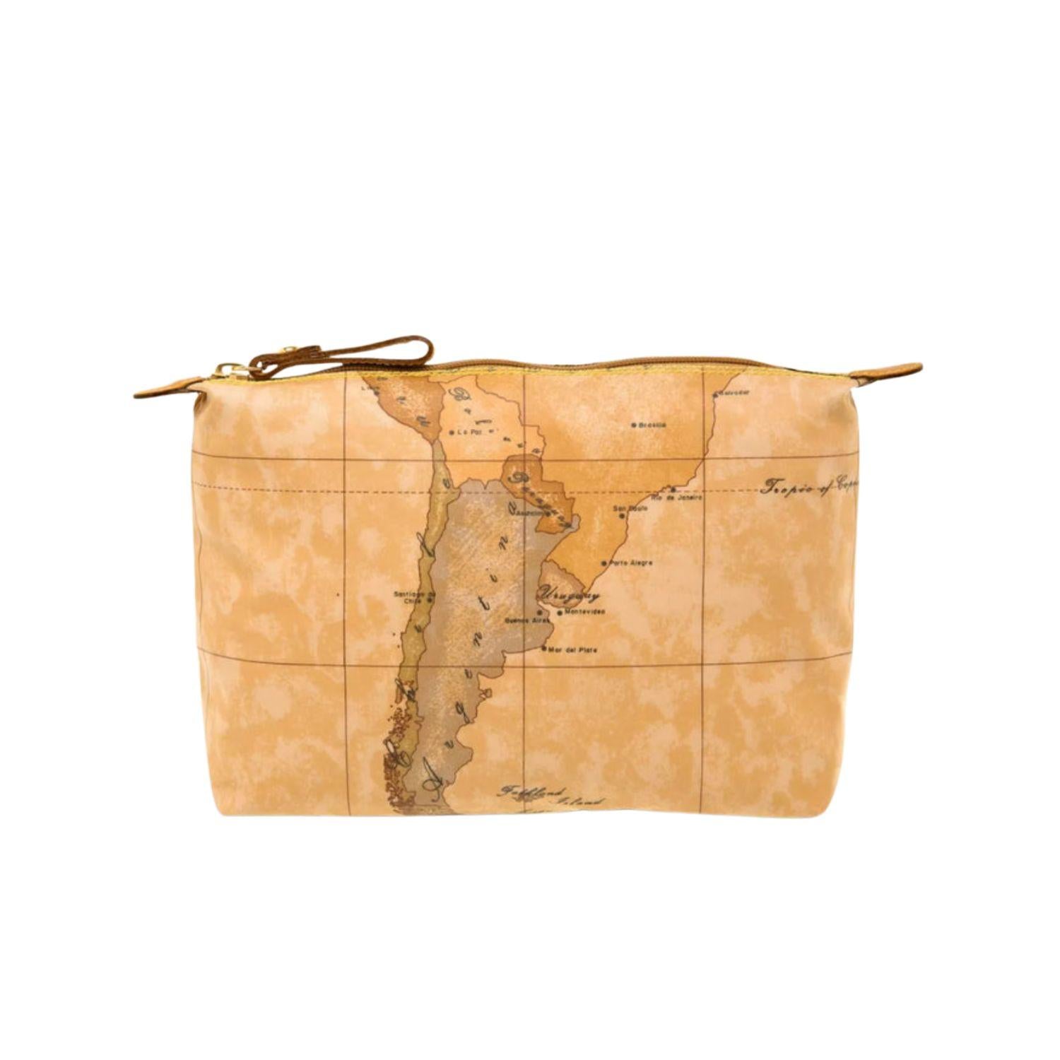 Alviero Martini - Beauty medio tessuto geo classic, Beige