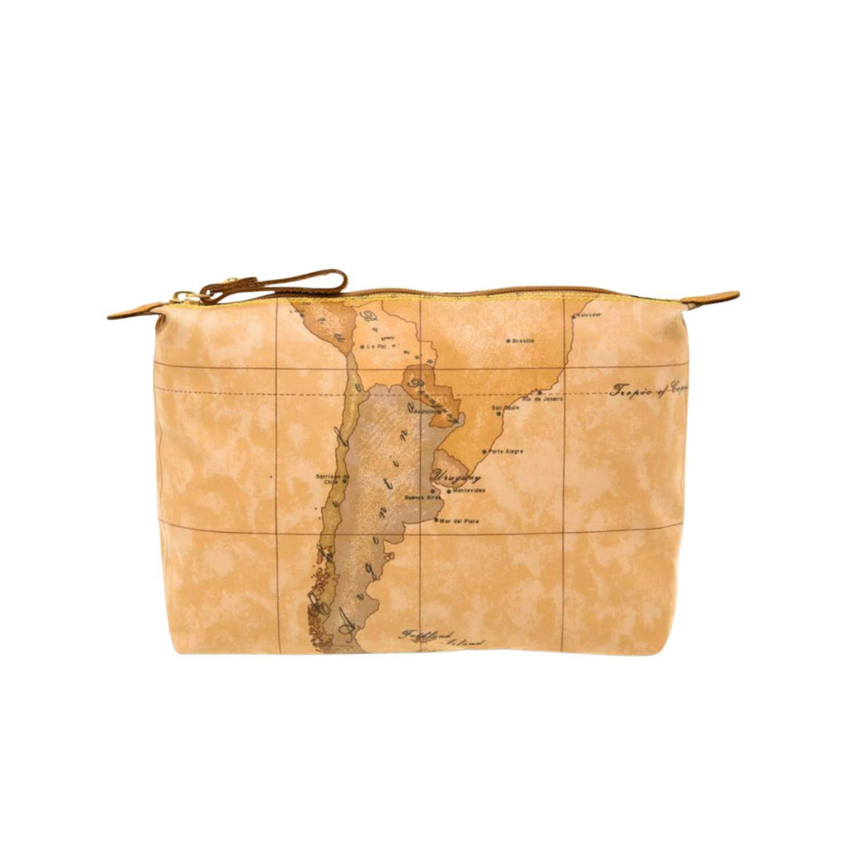 Alviero Martini - Beauty medio tessuto geo classic, Beige