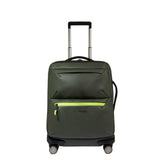 PIQUADRO - Trolley cabina in tessuto gommato, Verde