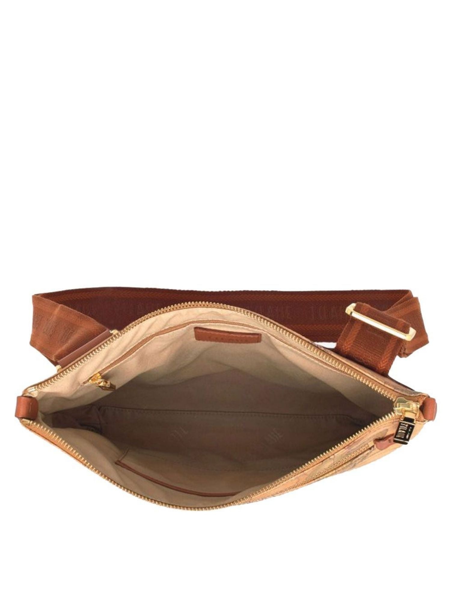 ALVIERO MARTINI - Bandoliera Media a Tracolla linea Geo Classic E025, Beige