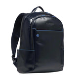 PIQUADRO - Zaino medio porta computer e porta iPad Blue Square, Blu