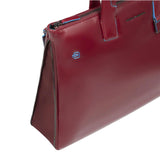 PIQUADRO - Cartella sottile per laptop 15,6 e iPad Pro 12,9 B2, Rossa