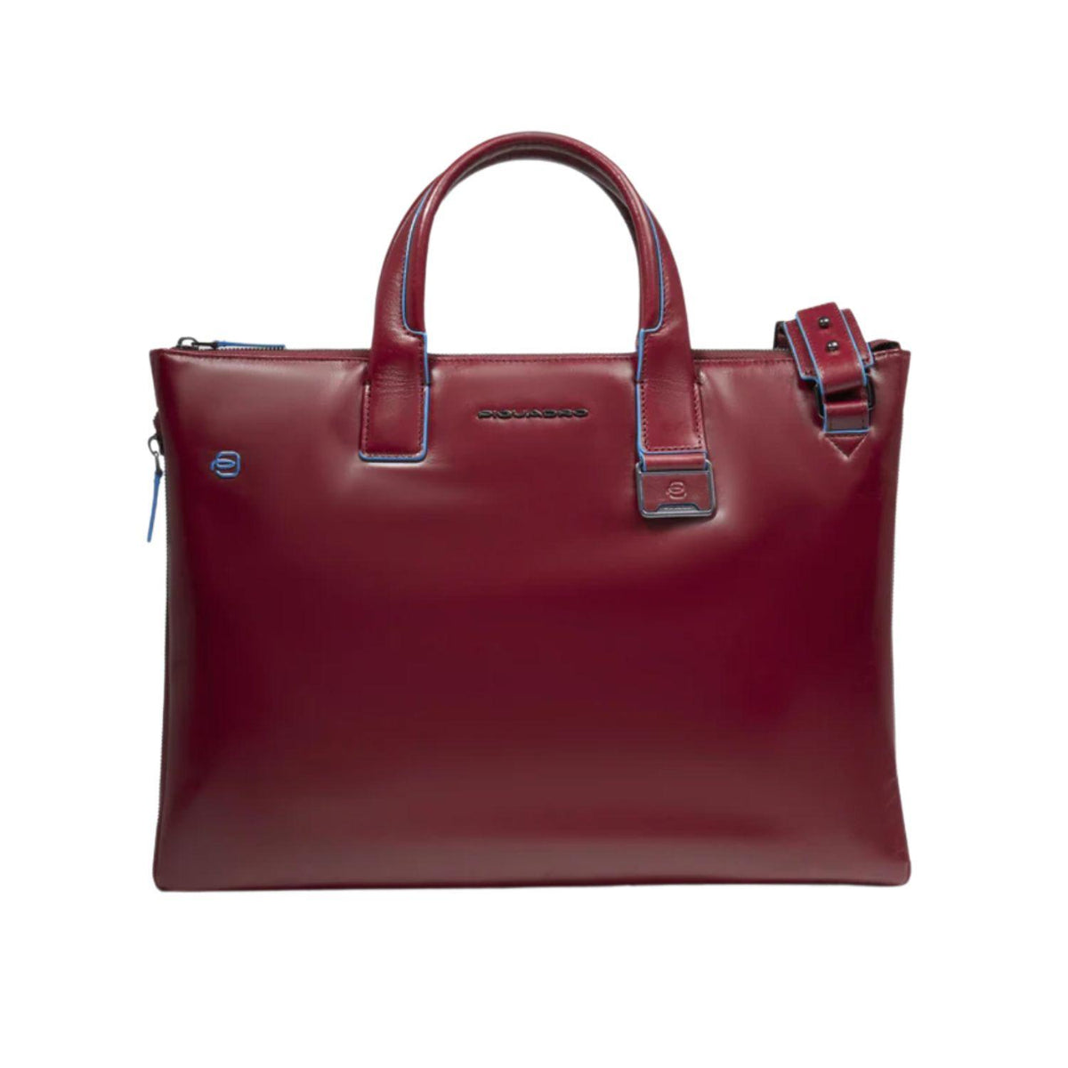 PIQUADRO - Cartella sottile per laptop 15,6 e iPad Pro 12,9 B2, Rossa