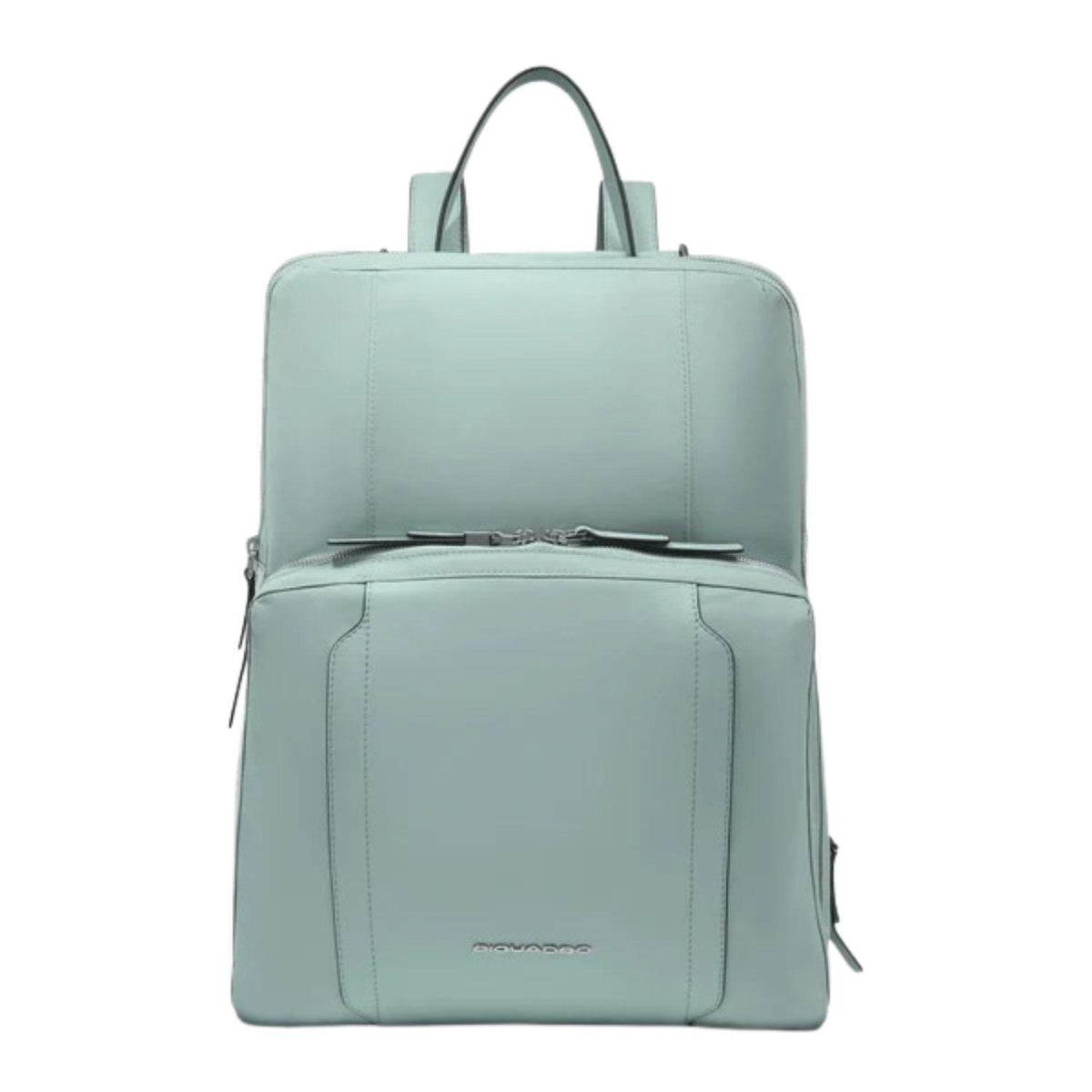 PIQUADRO - Zaino espandibile in tessuto riciclato e pelle porta pc 15.6'' Circle, Verde