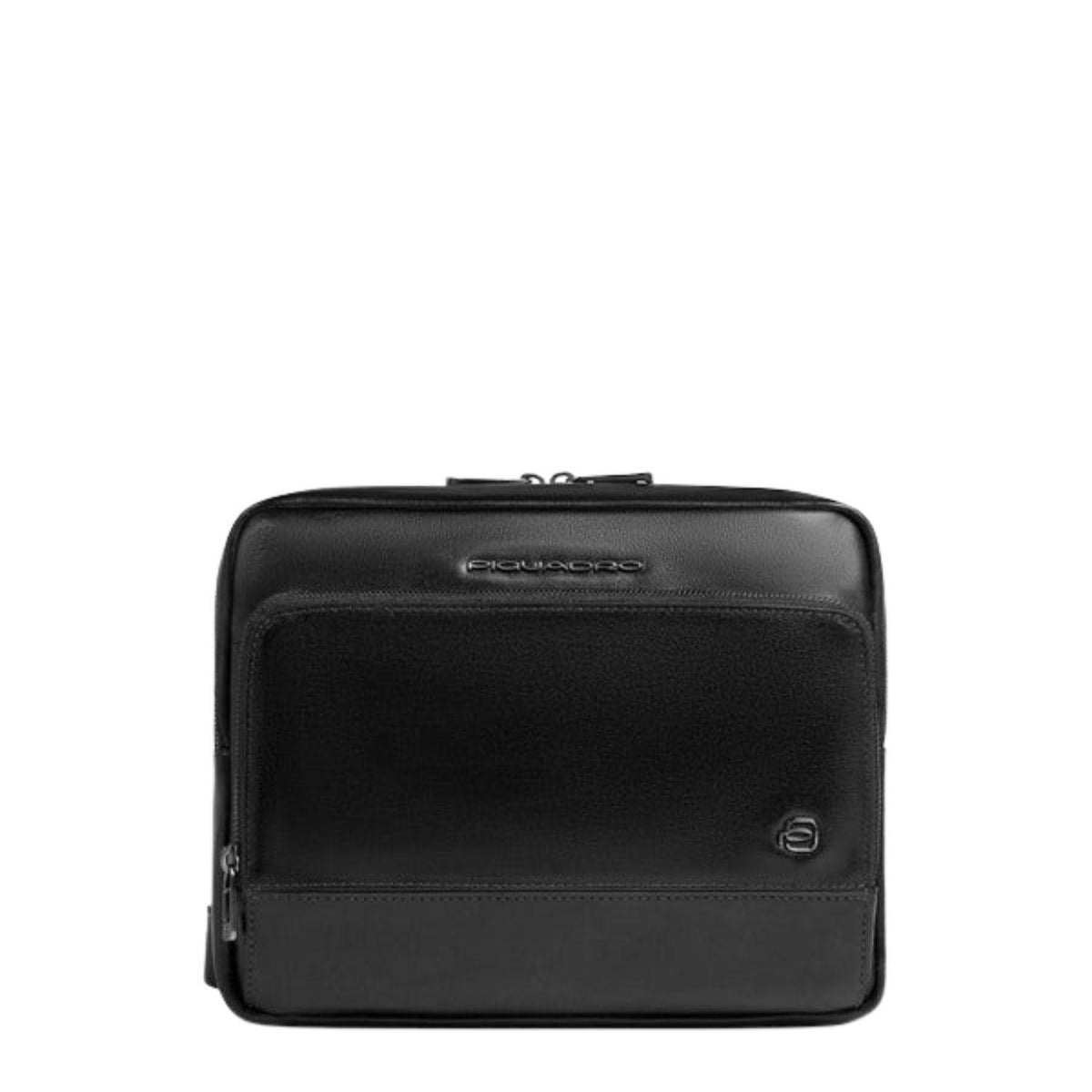 Piquadro - Borsello uomo porta iPad® in pelle, Nero